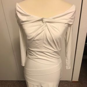 White Bandeau Off the Shoulder